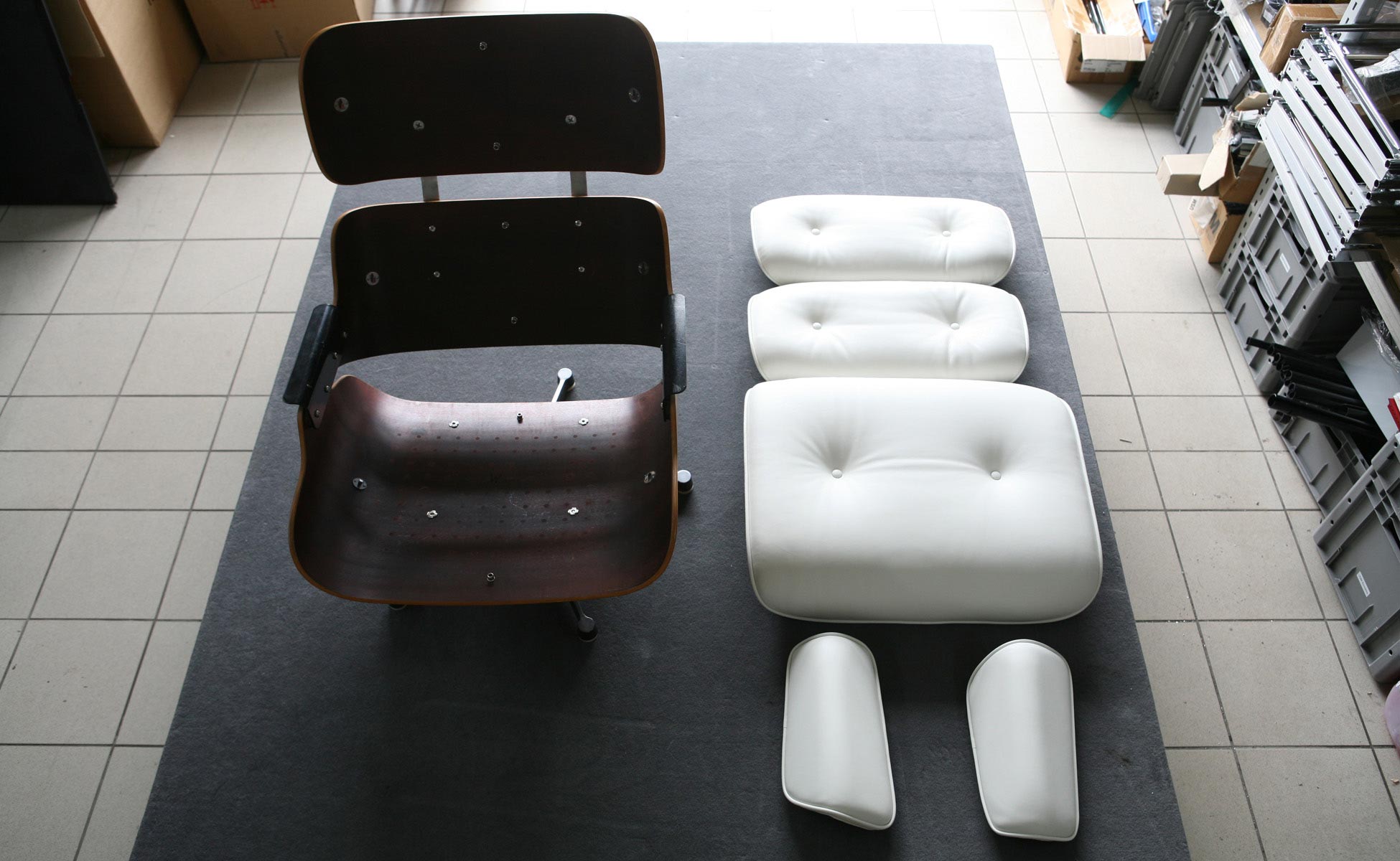 restauration vitra eames lounge chair ersatzteile in berlin