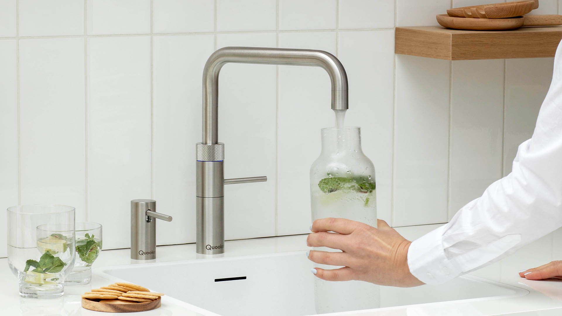 Quooker Fusion Square Voll-Edelstahl