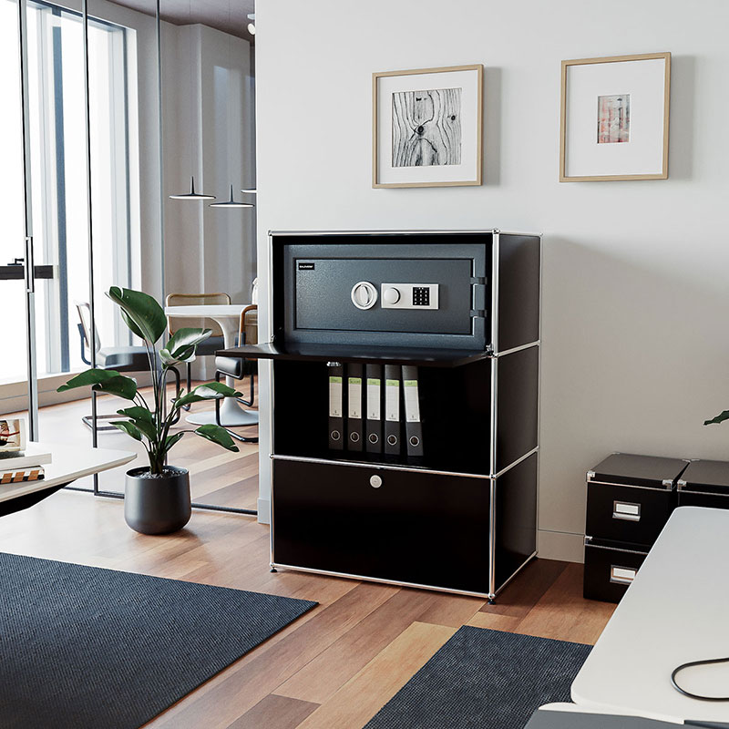 Balzwerk Tresor für USM Haller Highboard 02