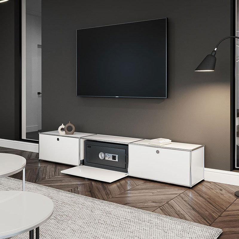 Balzwerk Tresor für USM Haller Lowboard 02