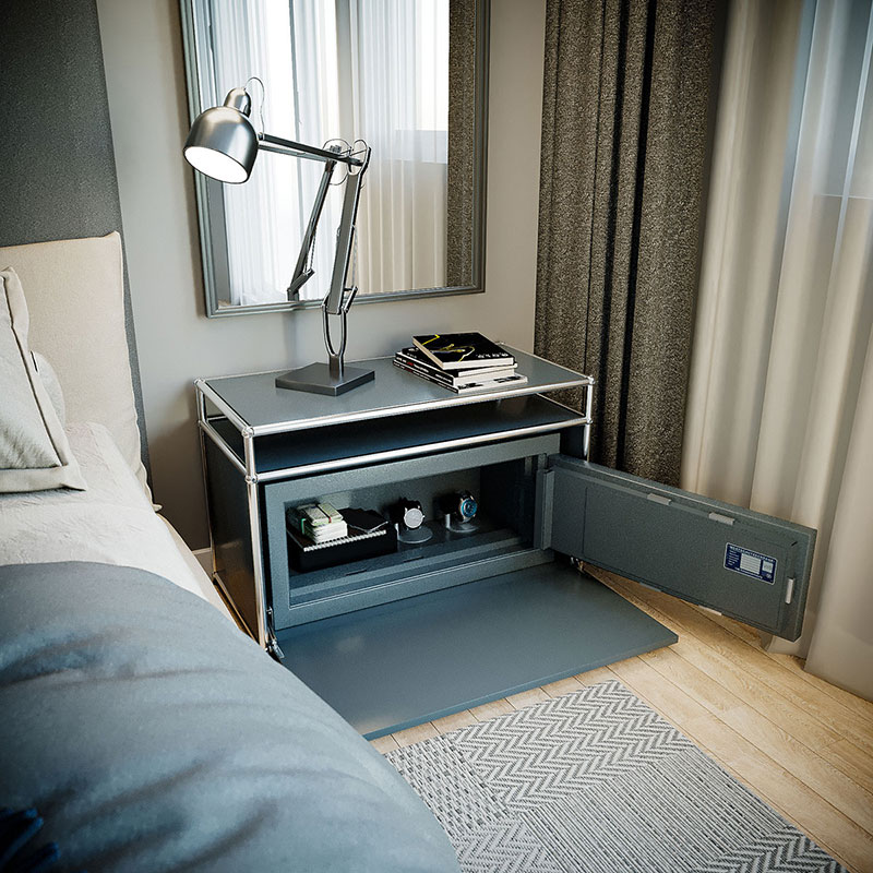 Balzwerk Tresor für USM Haller Lowboard 03