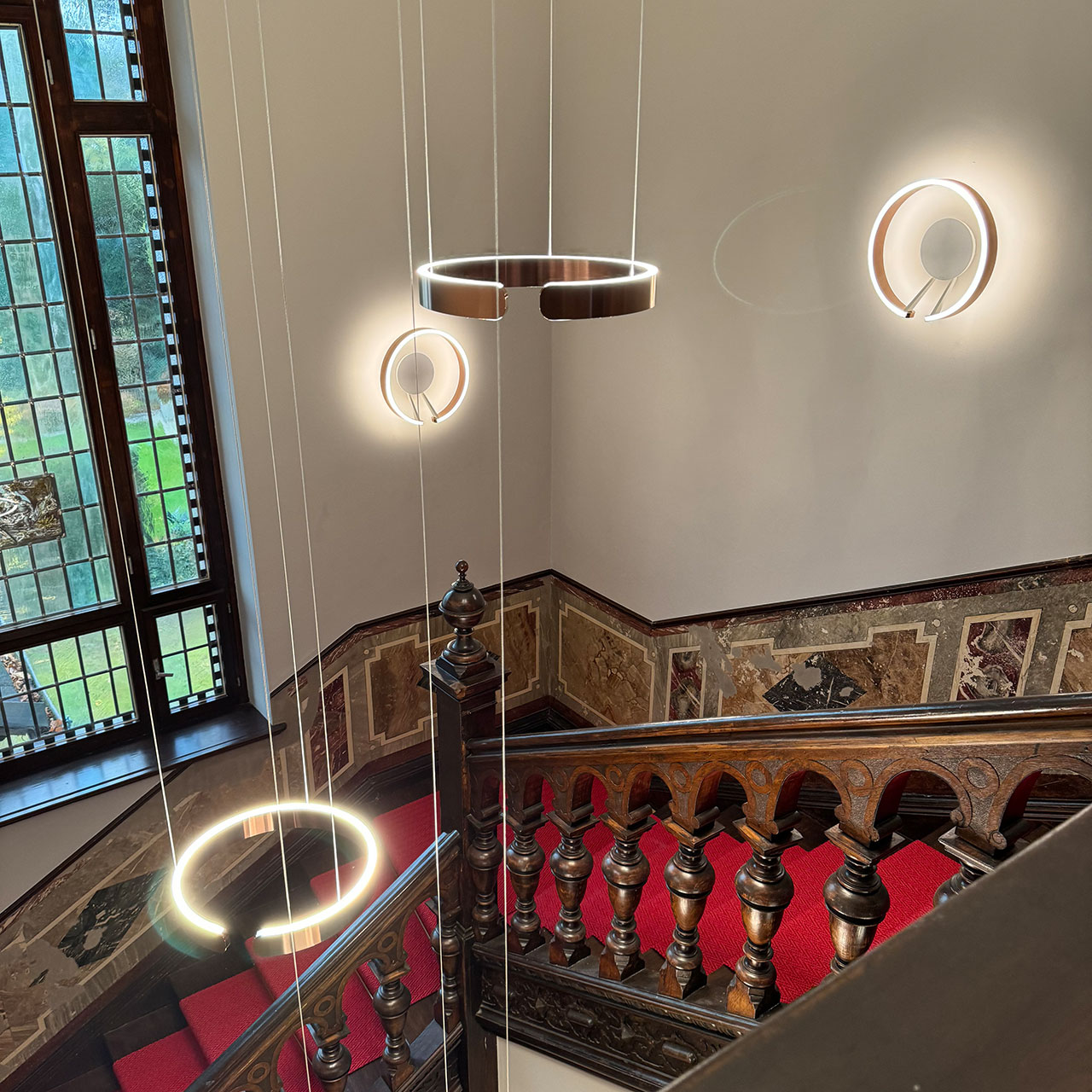 Occhio Mito sospeso + Mito aura wall Leuchten